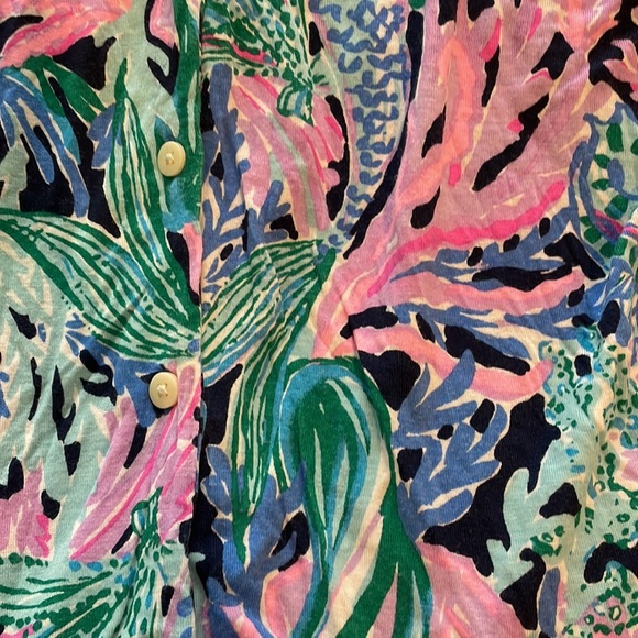 Lilly Pulitzer Long Sleeve Pajama Top - Picture 4 of 4